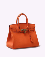 Dames Luxe Leren Tote - Elegante Handtas voor Werk & Reizen