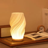 Design LED tafellamp in spiraalvorm