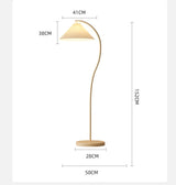 Moderne LED Stof Vloerlamp – Elegante Vouwontwerp met Verstelbaar Licht