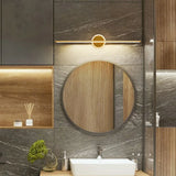 Moderne LED Wandlamp in Lijnvorm met Ronde Element – Designer Verlichting