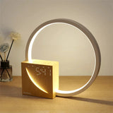 Touch Control Bedside Alarm Clock Light – Elegante & Aanpasbare Wake-Up Lamp