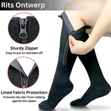 Compressiekousen 2.0 Met Rits | Verbeterd Comfort
