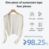 Linnen gebreide cardigan met knopen