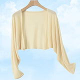 Linnen gebreide cardigan met knopen