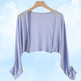 Linnen gebreide cardigan met knopen