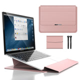 Opvouwbare beschermende tas–standaard 2-in-1 voor laptop | Premium hoes met standaardfunctie