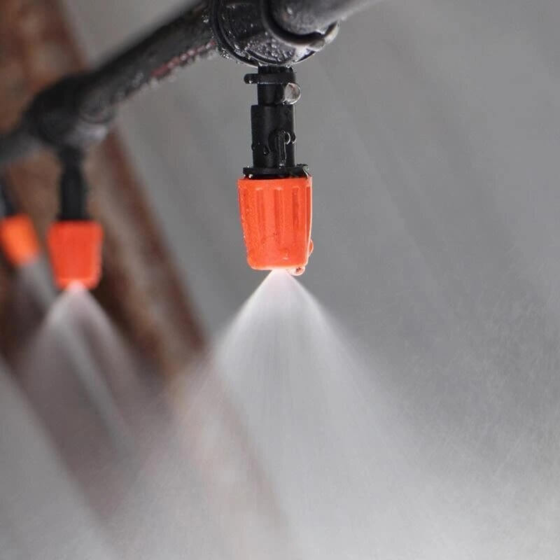 Sproeier Set Pro | Tijd- en Waterbesparend Irrigatie Systeem | Verstelbare Sproeikoppen | Geschikt voor Tuinen en Patios | Lengteopties: 5m, 10m, 15m of 20m | Makkelijk te Installeren