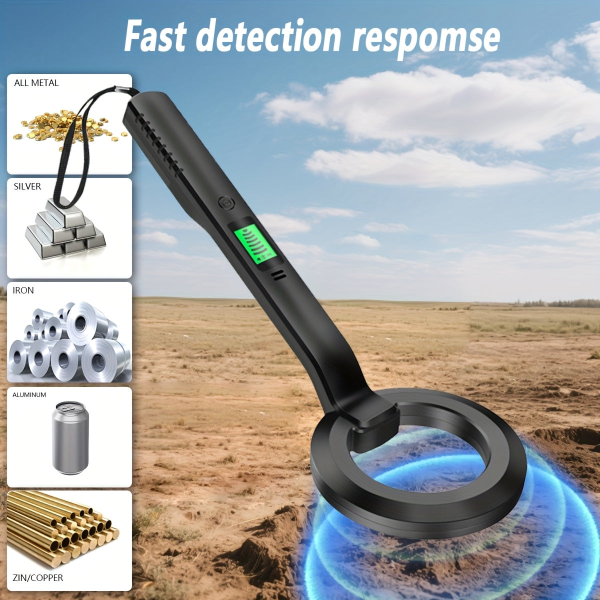 ProScan Metaaldetector – Nauwkeurig en Gebruiksvriendelijk voor Outdoor Avonturen