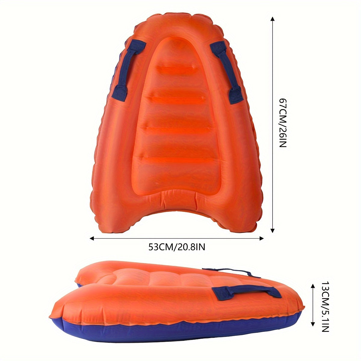 FloatBoard – Opblaasbaar Surfboard met Handgrepen