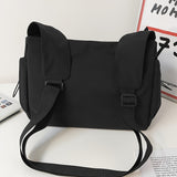 UrbanEase Crossbody Tas – Trekkoord Schoudertas met Grote Capaciteit