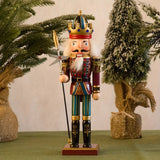 NutcrackerJoy - Houten Notenkraker soldaat figuur voor tijdloze kerst charme