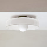 Moderne Ronde Glazen Plafondlamp – Elegante & Minimalistische Ontwerp