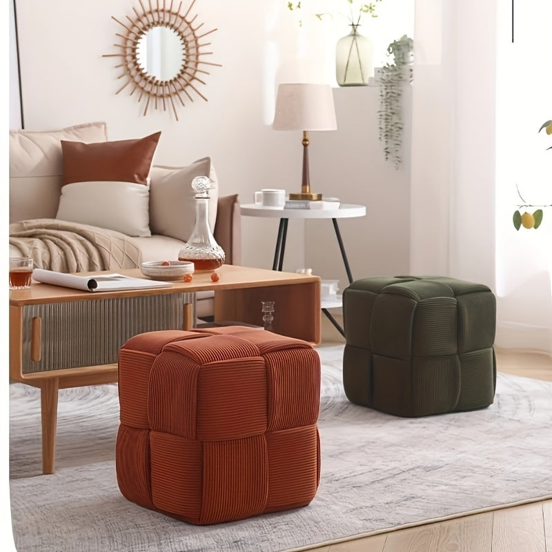 CordyCube Ottoman – Chic Ontwerp en Comfort in Één