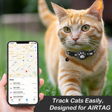 Kattenhalsband met Veiligheidsbuckle en Bel – Verstelbaar voor Katten van Verschillende Maten