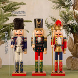 NutcrackerJoy - Houten Notenkraker soldaat figuur voor tijdloze kerst charme