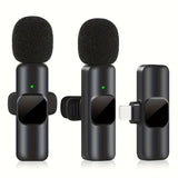 Professionele Draadloze Lavalier Microfoon - Perfect voor Video-opnames en Live Streaming
