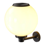 Zonne-energie LED Globe Wandlamp – Elegante Buitenlamp voor Paden & Ingangen