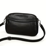 Classic Chic Leren Crossbody – Tijdloos en Functioneel
