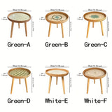 Scandinavische Rattan-Bijzettafel - Elin