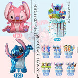 Lilo & Stitch Verjaardagsset - Compleet Feestpakket voor Kinderen met Ballonnen en Decoraties