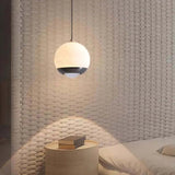 Hanglamp - Albast Glas Bol met Marmeren Voet