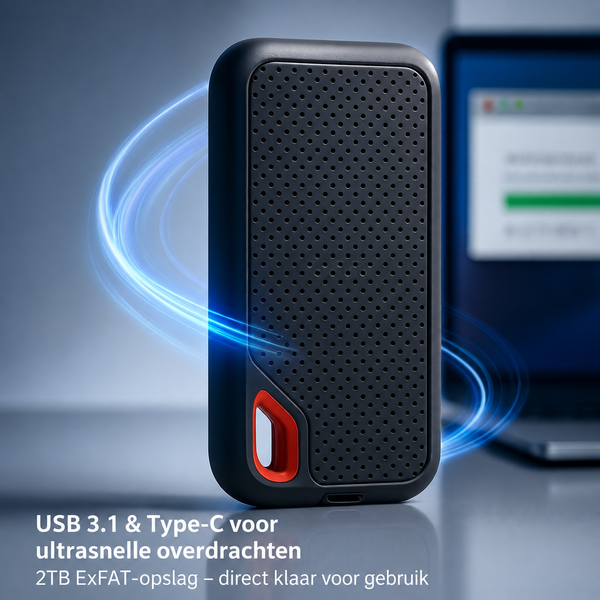 Externe harde schijf | SSD met 2 TB opslag | DataBox