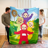 Teletubbies Deken - Voor Kinderen, Zacht en Veelzijdig