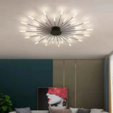 Moderne LED plafondlamp - minimalistisch ontwerp in zonnestraalstijl