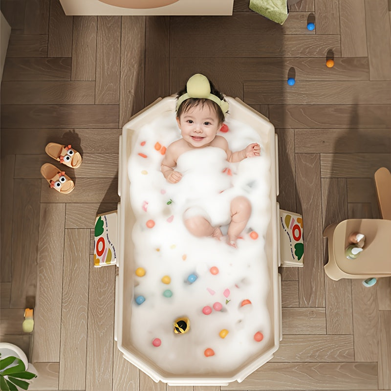 Comfortabele Opvouwbare Badkuip voor Baby's – Praktisch en Ruim voor Ontspanning