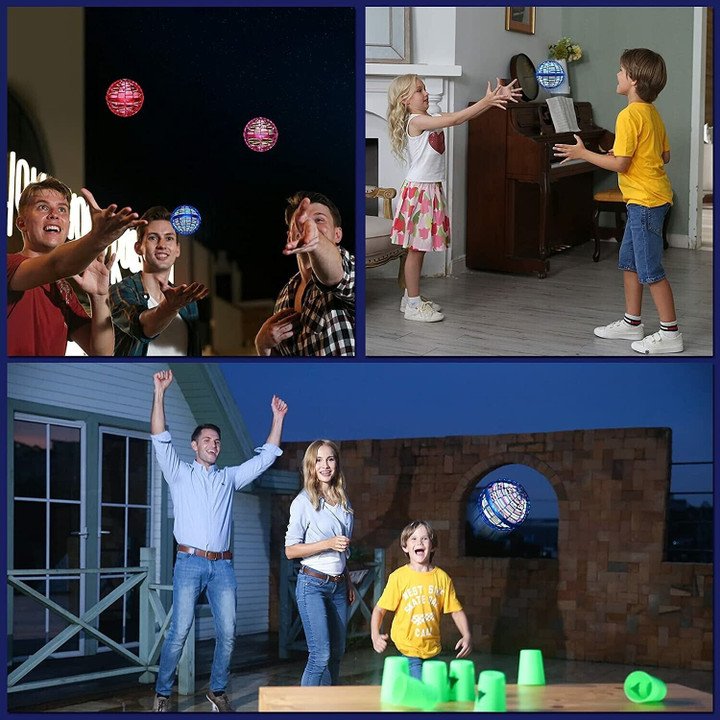 Mini-vliegtuigdrone met LED-lampen voor kinderen – Handgestuurd & veilig