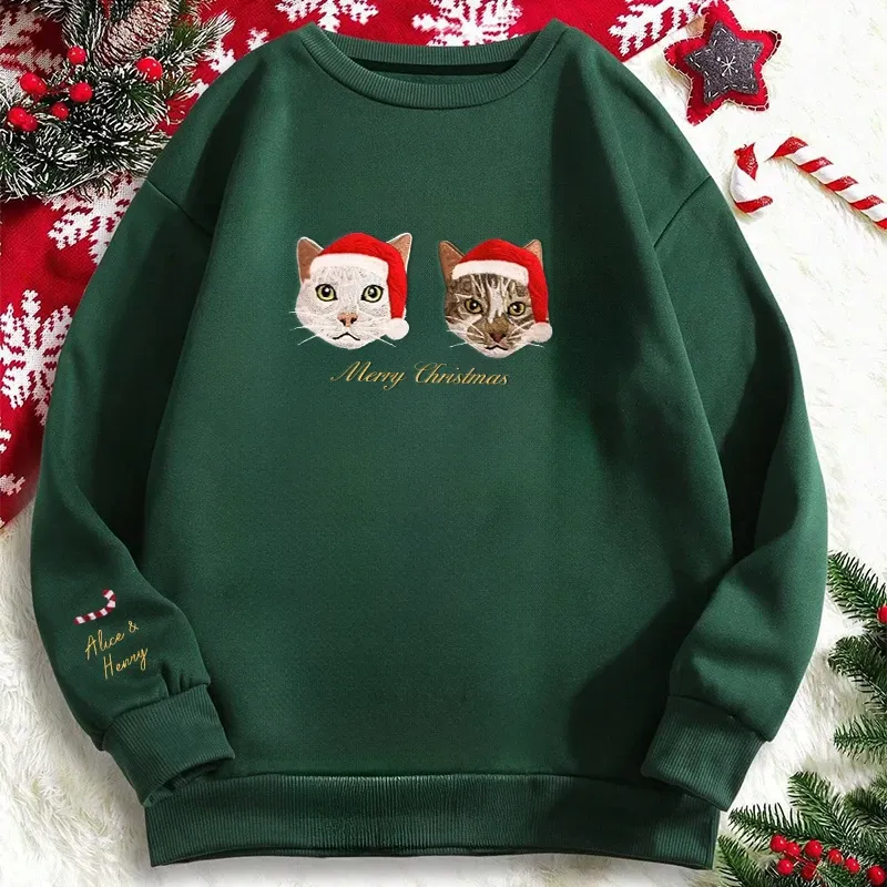 ChristmasStitchwear | Draag je huisdier deze kerst dicht bij je hart — met liefde gestikt, gemaakt om lang mee te gaan