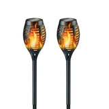 Zonnige flikkerende graspad decoratie-lampen
