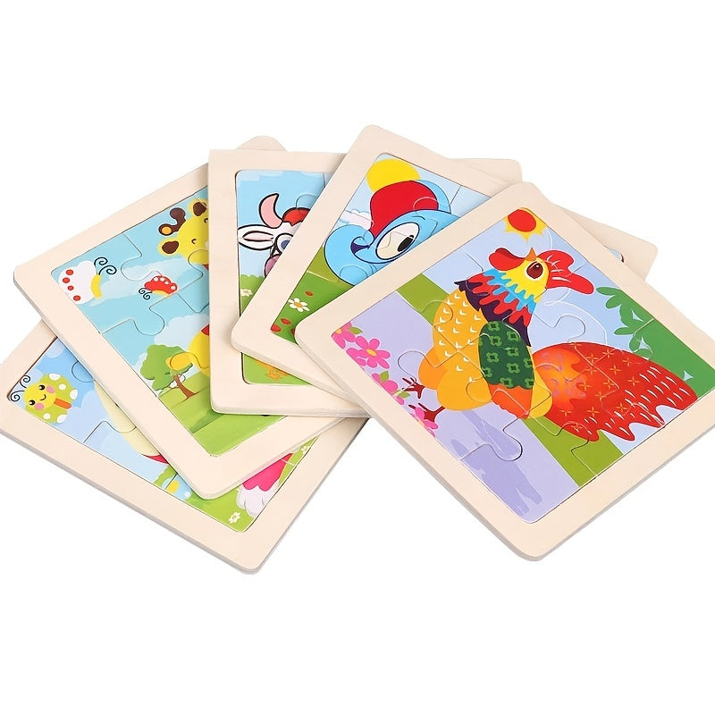 Educatieve Houten Puzzel – Voor jonge ontdekkers