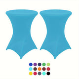 Stretchy Cocktail Tafelhoes - Effen Kleur, Ideaal voor Feesten en Evenementen