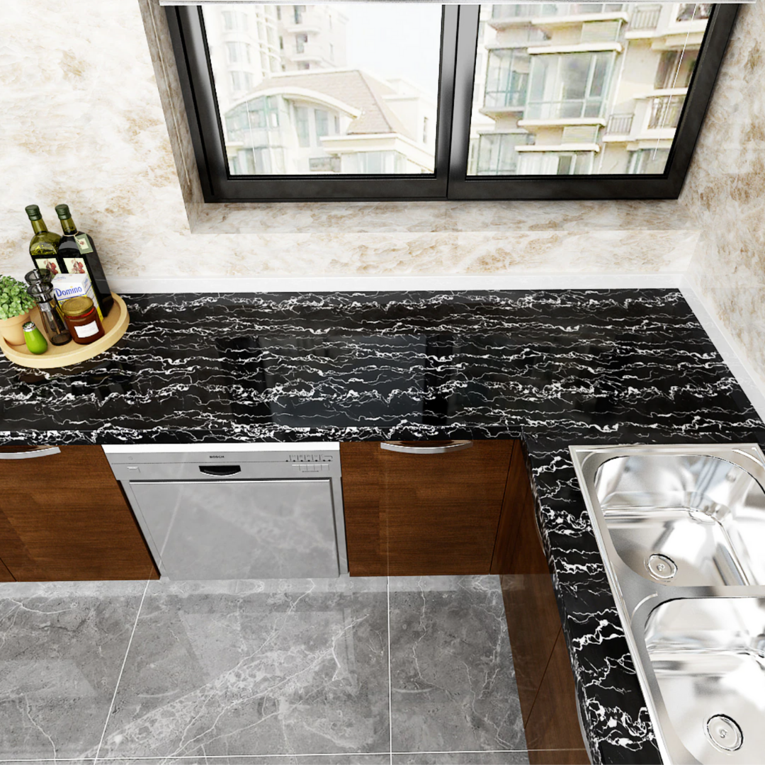 MarmerLook | Prachtige decoratie voor ieder oppervlak! Waterdicht & Olieproof