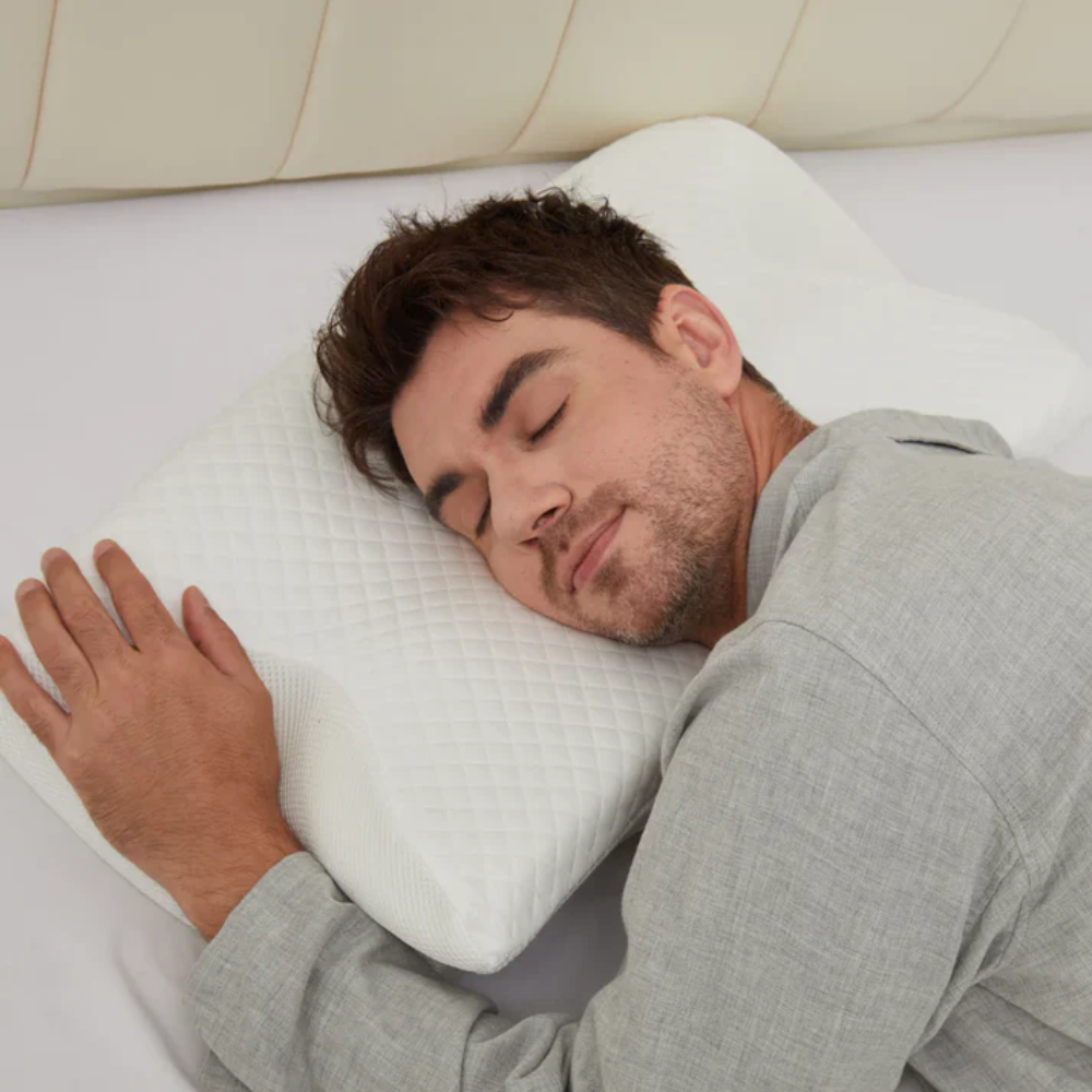 Anti-Snurk Kussen | Ergonomische Nek- en Hoofdkussen | Wit