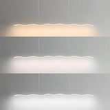 LED-Pendelleuchte met modern golvende lijnontwerp – WaveGlow