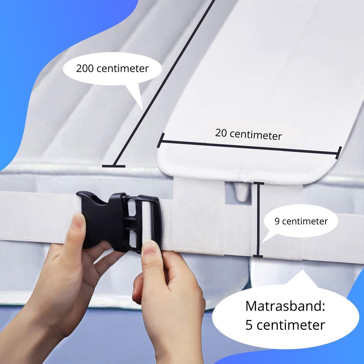 StaySecure Matraswig – Houd je Matras Op Zijn Plek Zonder Schuiven