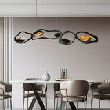 Moderne Artistieke Hanglamp – Sculpturale LED Plafondlamp met Dimbare Optie