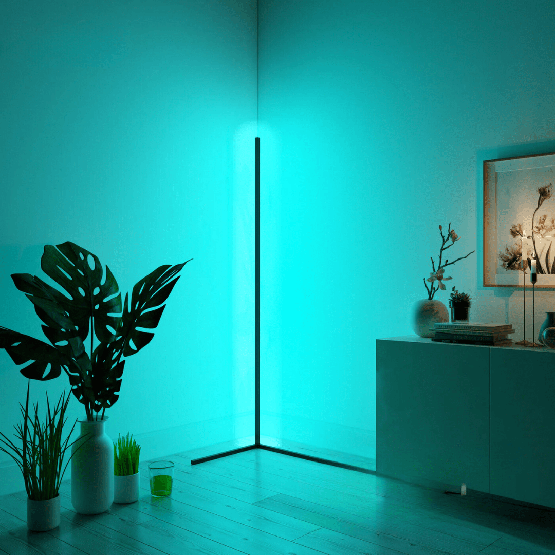 Ambiance Dimbare LED Vloerlamp – Luxe Verlichting met 1+ Miljoen Kleuren