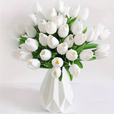 Set van 15 Realistische Kunst Tulpen – Perfect voor Bruiloften, Feesten en Woningdecoratie