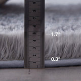 Ronde Fluffy Tapijt - Clouda