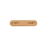 Wandgarderobe van hout met messing haken - LignaHook