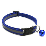 Reflecterende Kattenhalsband met AirTag Houder en Bel – Verstelbare Halsband voor Nachtzichtbaarheid