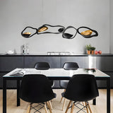 Moderne Artistieke Hanglamp – Sculpturale LED Plafondlamp met Dimbare Optie