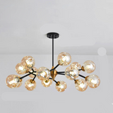 Nordic Glass Ball LED Kroonluchter – Moderne Plafondlamp