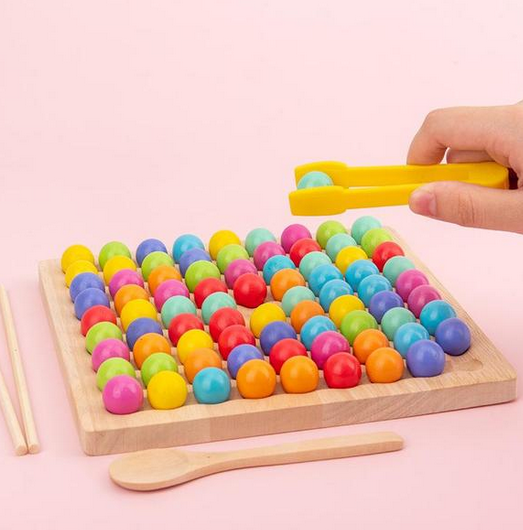 Montessori Kralen-Logikspel – Bevorder Kleurentheorie & Denkvermogen