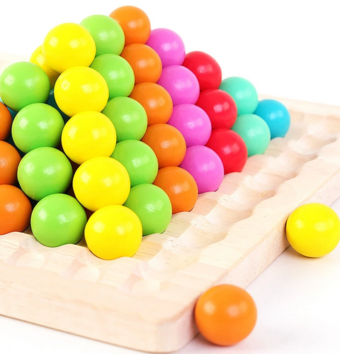 Montessori Kralen-Logikspel – Bevorder Kleurentheorie & Denkvermogen