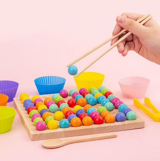 Montessori Kralen-Logikspel – Bevorder Kleurentheorie & Denkvermogen