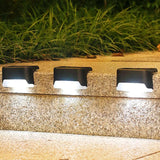 Waterdichte Solartrappenlampen voor Buiten (4 stuks)